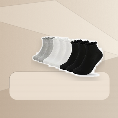 Pinvessa Frilly Ankle Socks